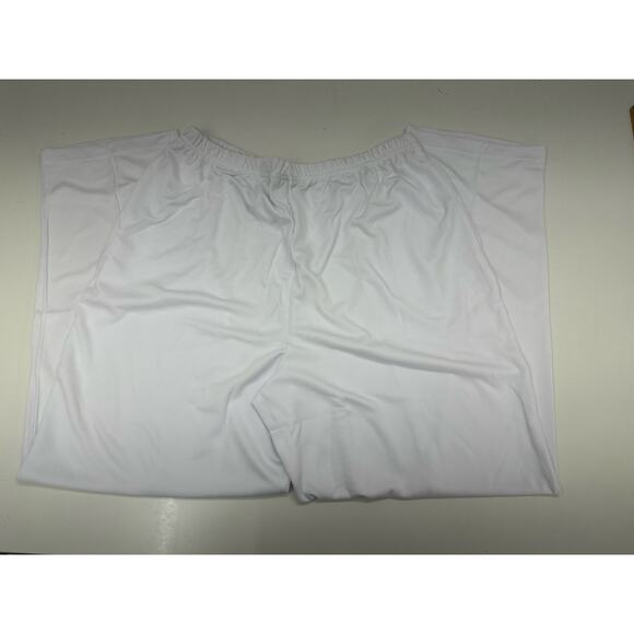 Anthony Richards Womens Pants Size 18 Misses White Knit OPP Pant Elastic Waist - Picture 5 of 12
